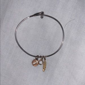 Silver sagittarius charm bracelet